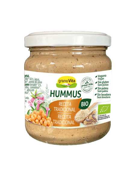 Pate Hummus tradicional Bio cristal 175g Granovita Pate Hummus tradicional Bio cristal 175g Granovita